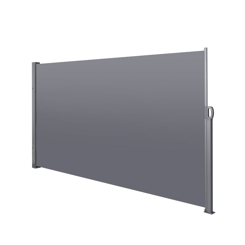 Retractable Side Screen Awning, Uv Resistant, Waterproof, Patio Privacy Screen For Garden, Balcony, Courtyard by Unique Piece Furniture