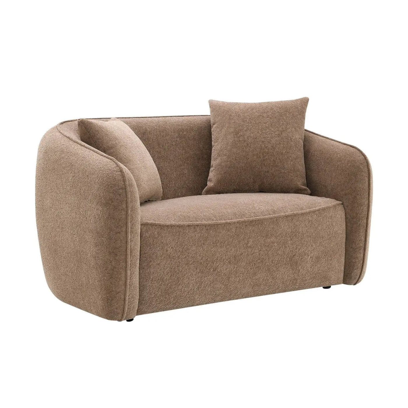 Keith - Loveseat With 2 Matching Color Toss Pillows by Unique Piece Furniture