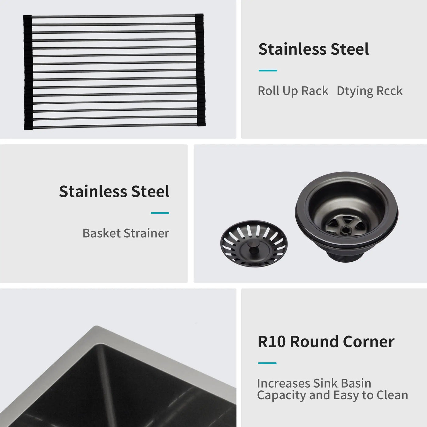 Undermount Kitchen Sink 16 Gauge Stainless Steel by HouseOfZazla