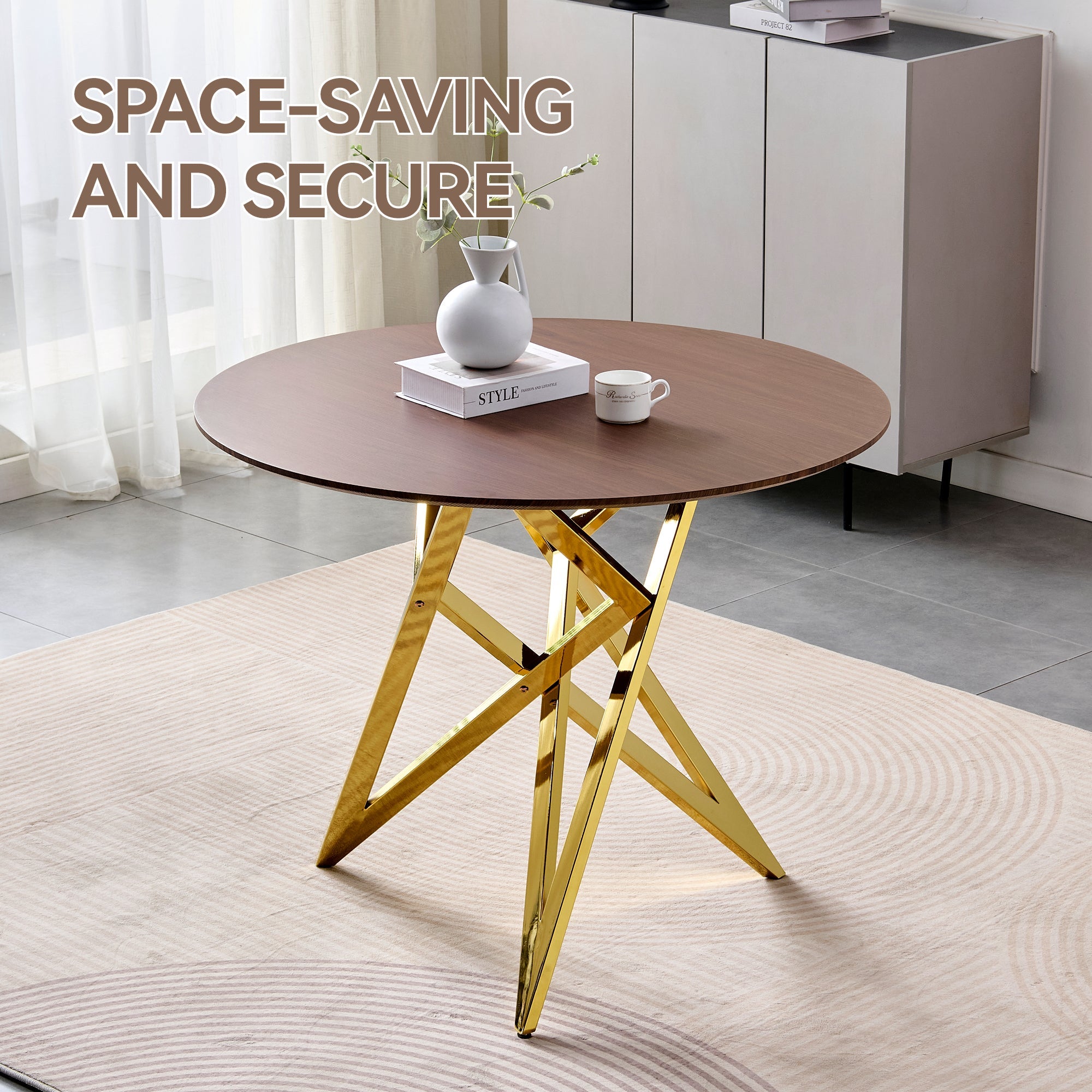 37 Inch Round Dining Table by HouseOfZazla