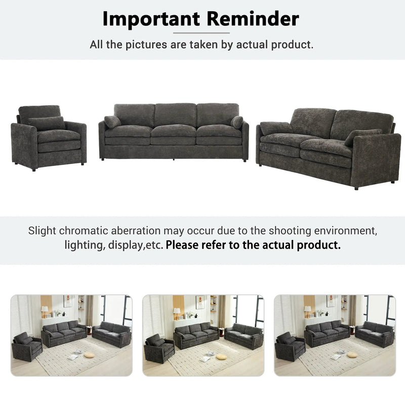 Cloud Sofa Set Couch For Living Room by Unique Piece Furniture