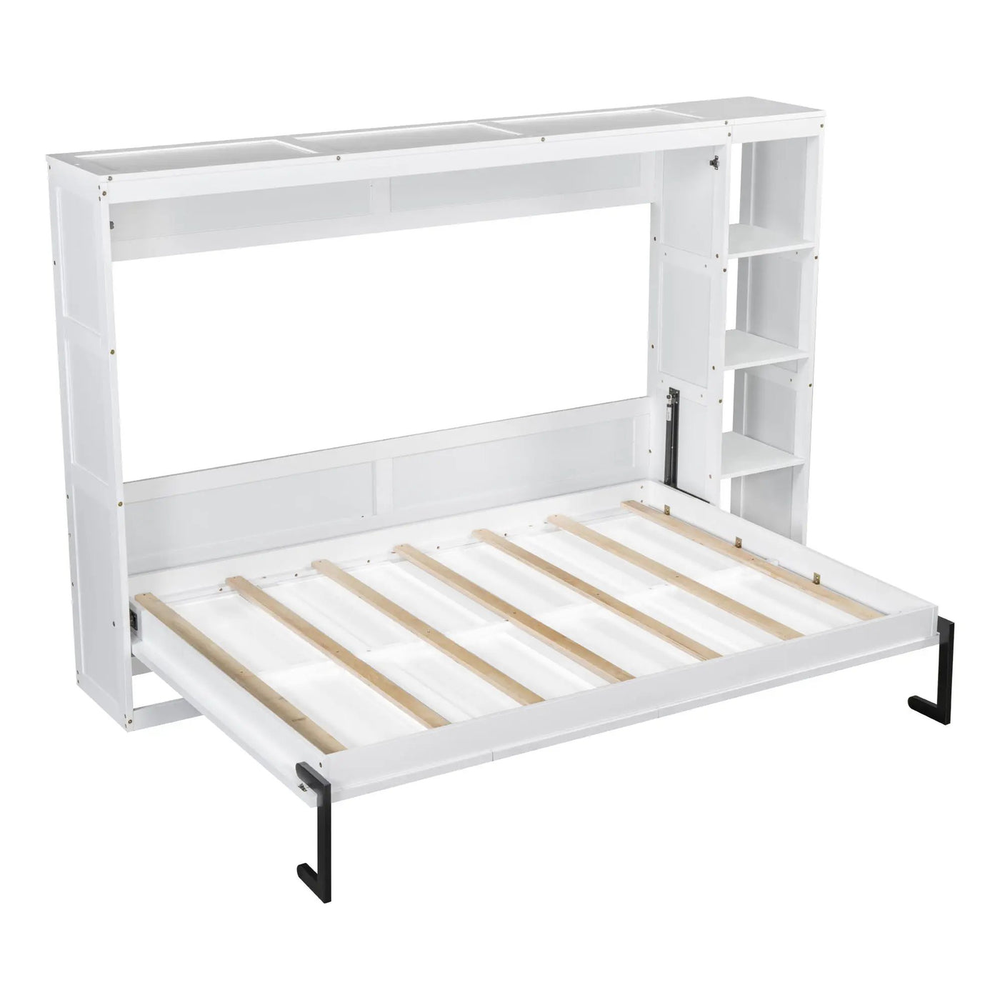 Murphy Bed With Bookshelf And Storage by HouseOfZazla