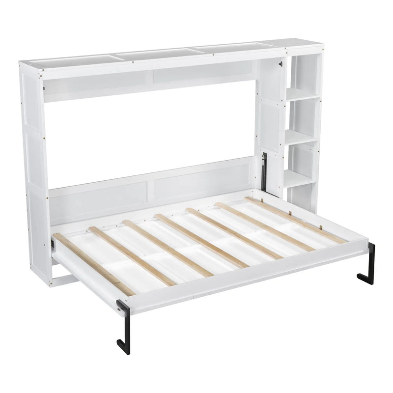 Murphy Bed With Bookshelf And Storage by HouseOfZazla