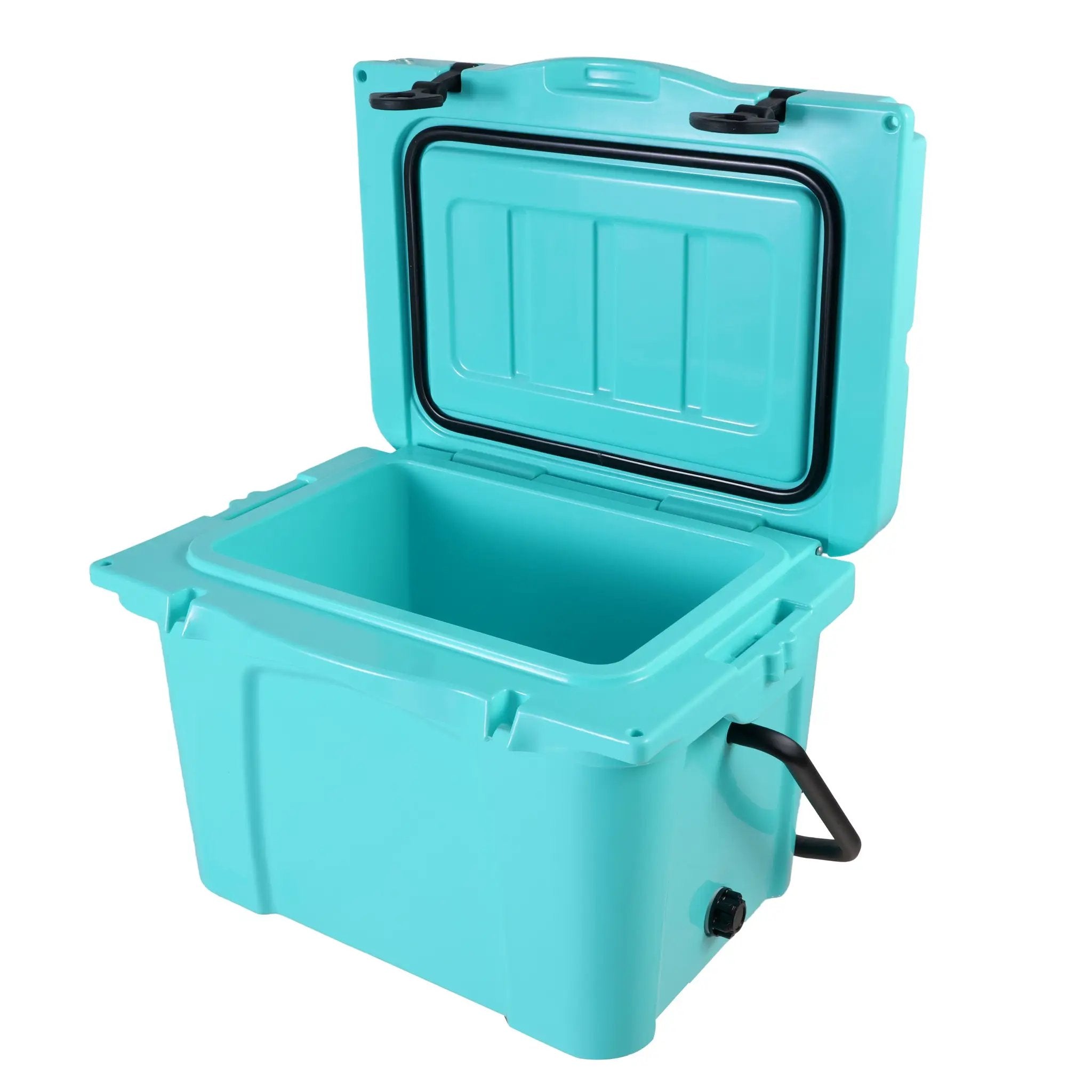 25QT Portable Cooler, Insulated Hard Cooler with Bottle Opener and Cup Holder by HouseOfZazla