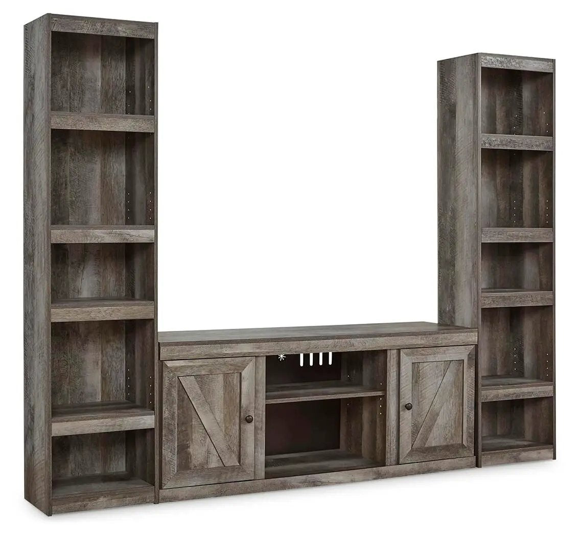 Wynnlow - 3-Piece Entertainment Center - Gray by Unique Piece Furniture