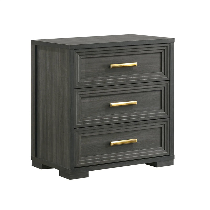 Colorado - Nightstand - Charcoal by HouseOfZazla