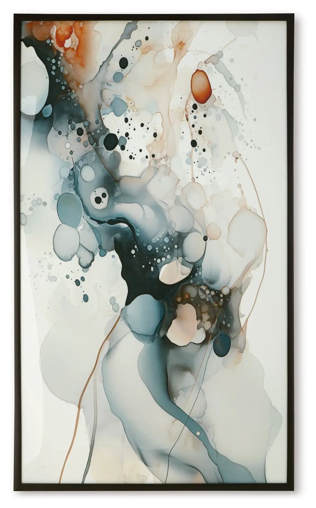 Foxenburg - Wall Art - Blue / Amber / White by Unique Piece Furniture