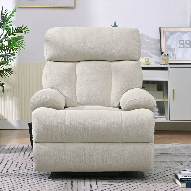 Oversized Power Lift Recliner Chai With Remote Control, Side Pocket, Spacious Seat by HouseOfZazla