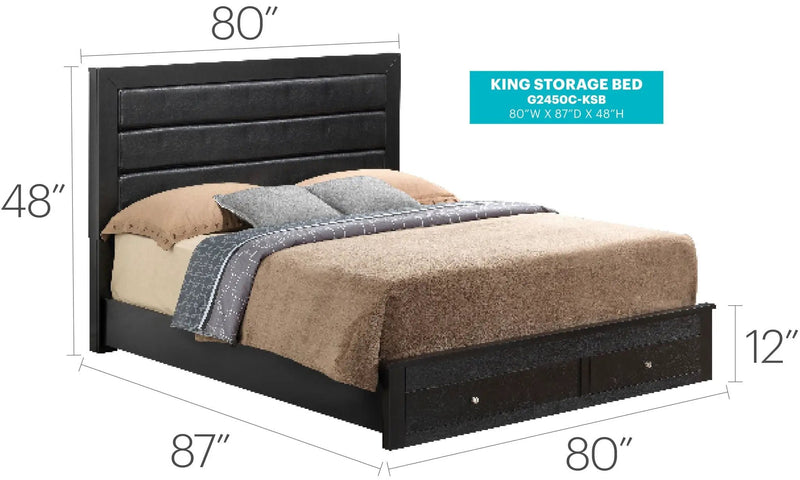 Elegant Storage Bed For Cozy Spaces by Unique Piece Furniture