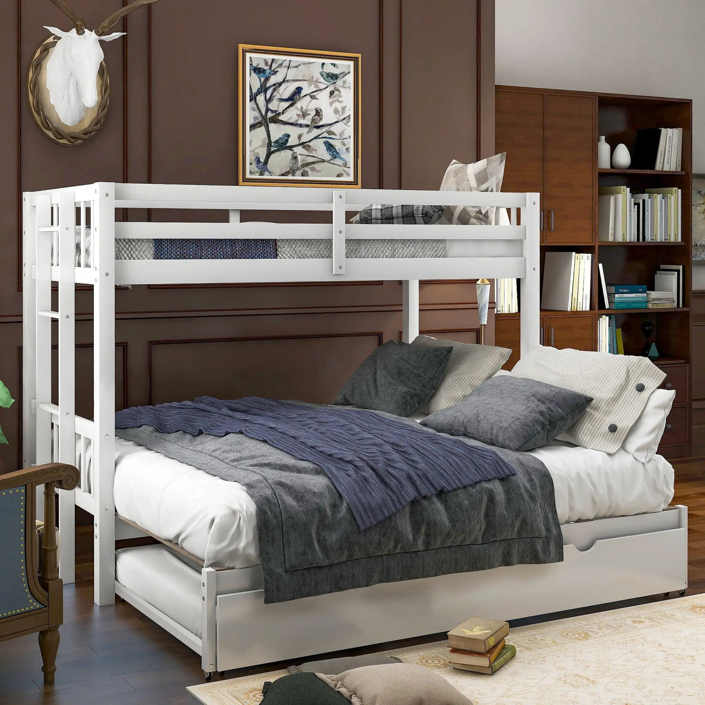 Smooth Mobility Bunk Bed With Trundle by HouseOfZazla