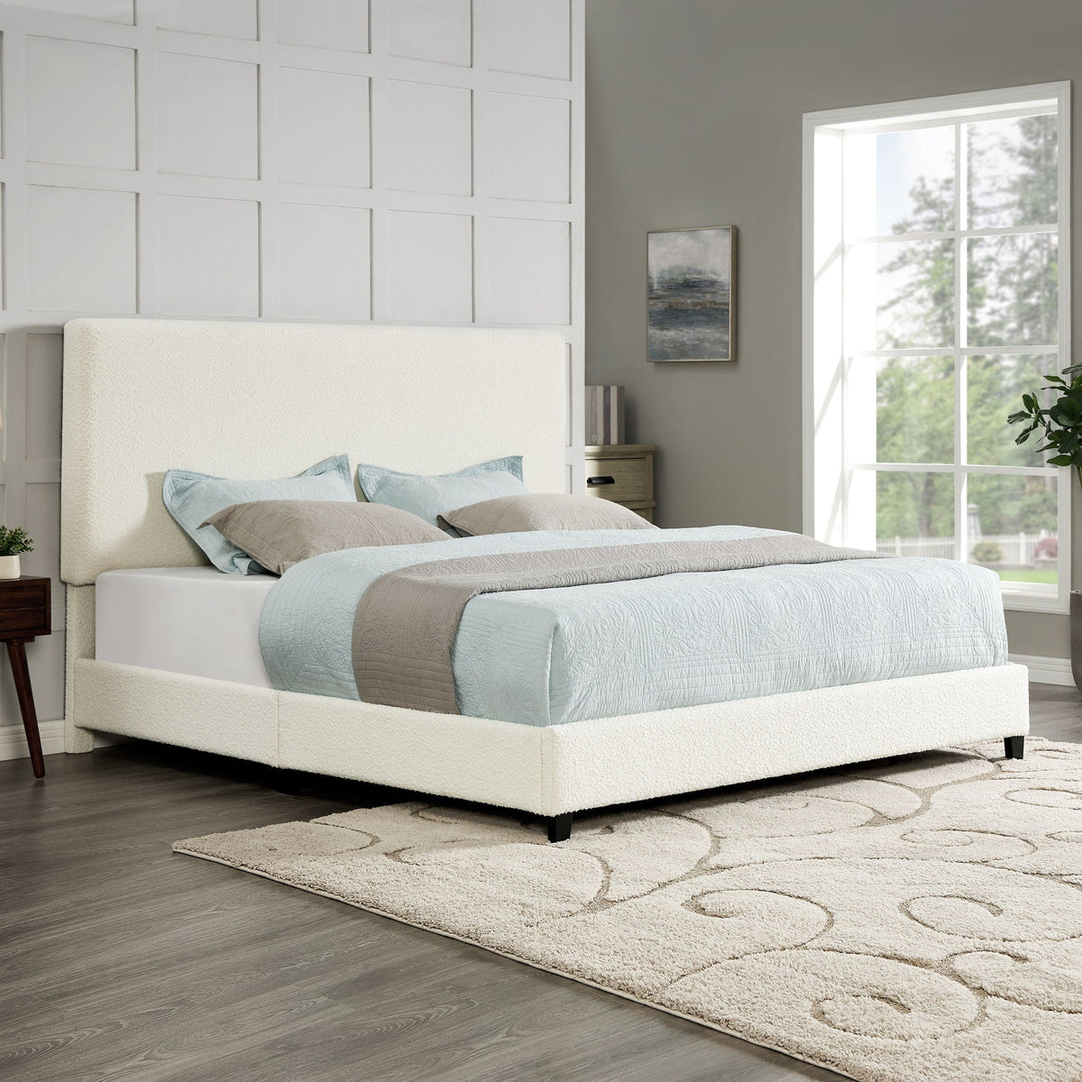 Platform Bed & Upholstered Headboard, photo 33 of 39