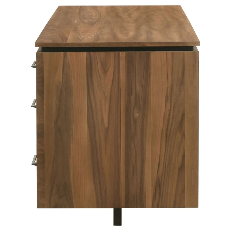 Berhalter 6-Drawer Double Pedestal File Computer Desk by Unique Piece Furniture
