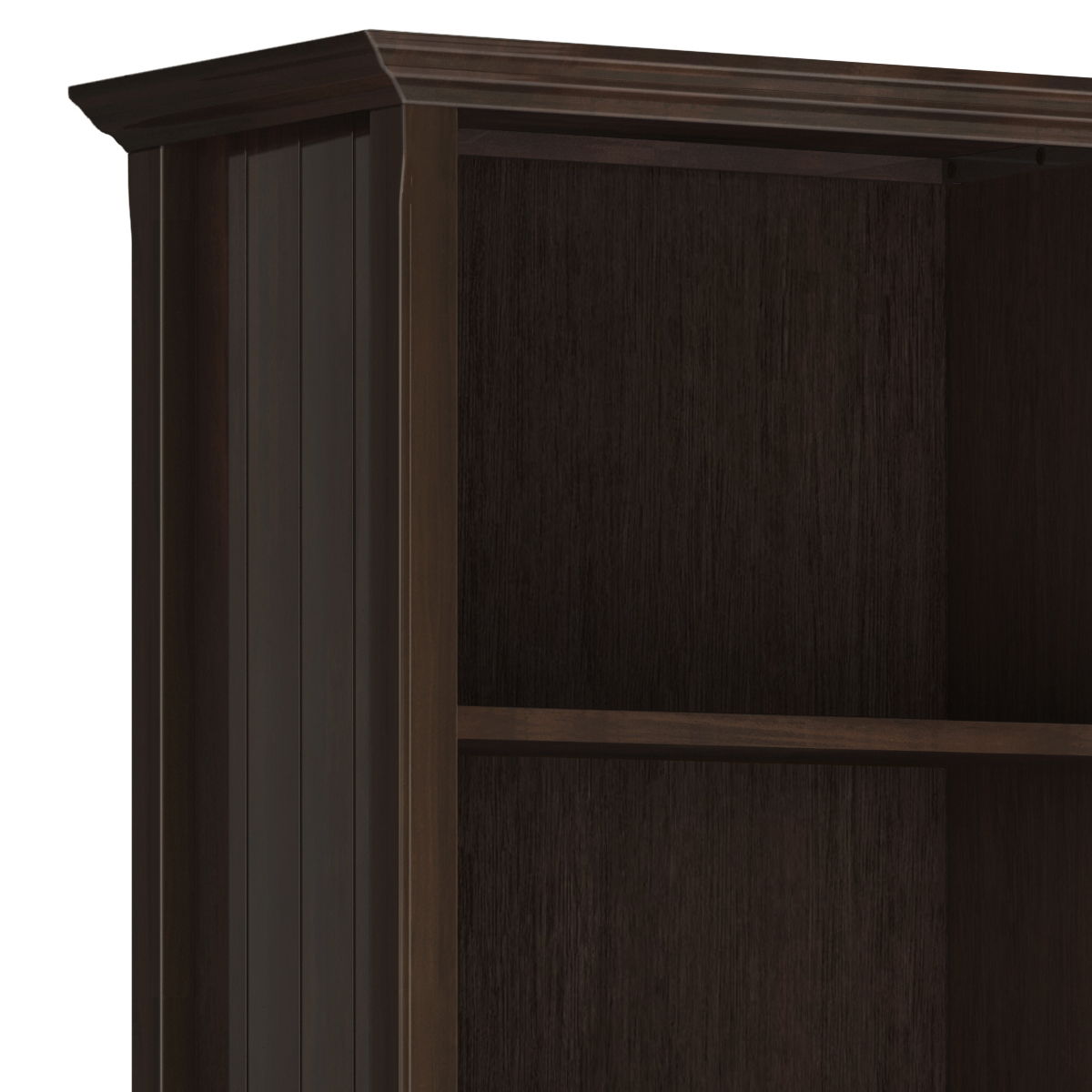 5 Shelf Bookcase with Adjustable Shelves - Dark Brown, White, or Black, photo 20 of 25