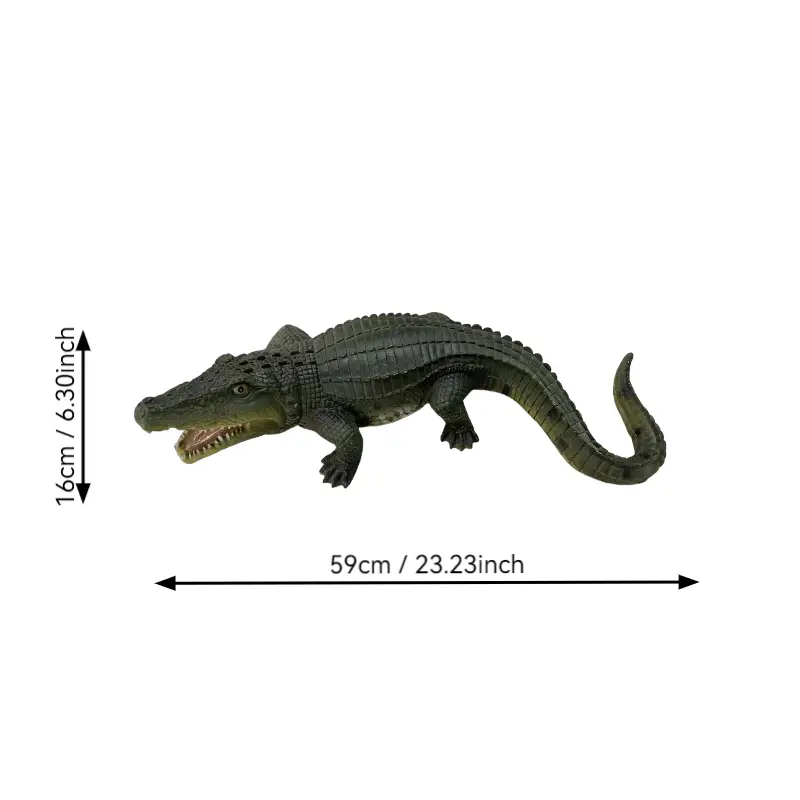 23" Simulated Crocodile Garden Statue by HouseOfZazla