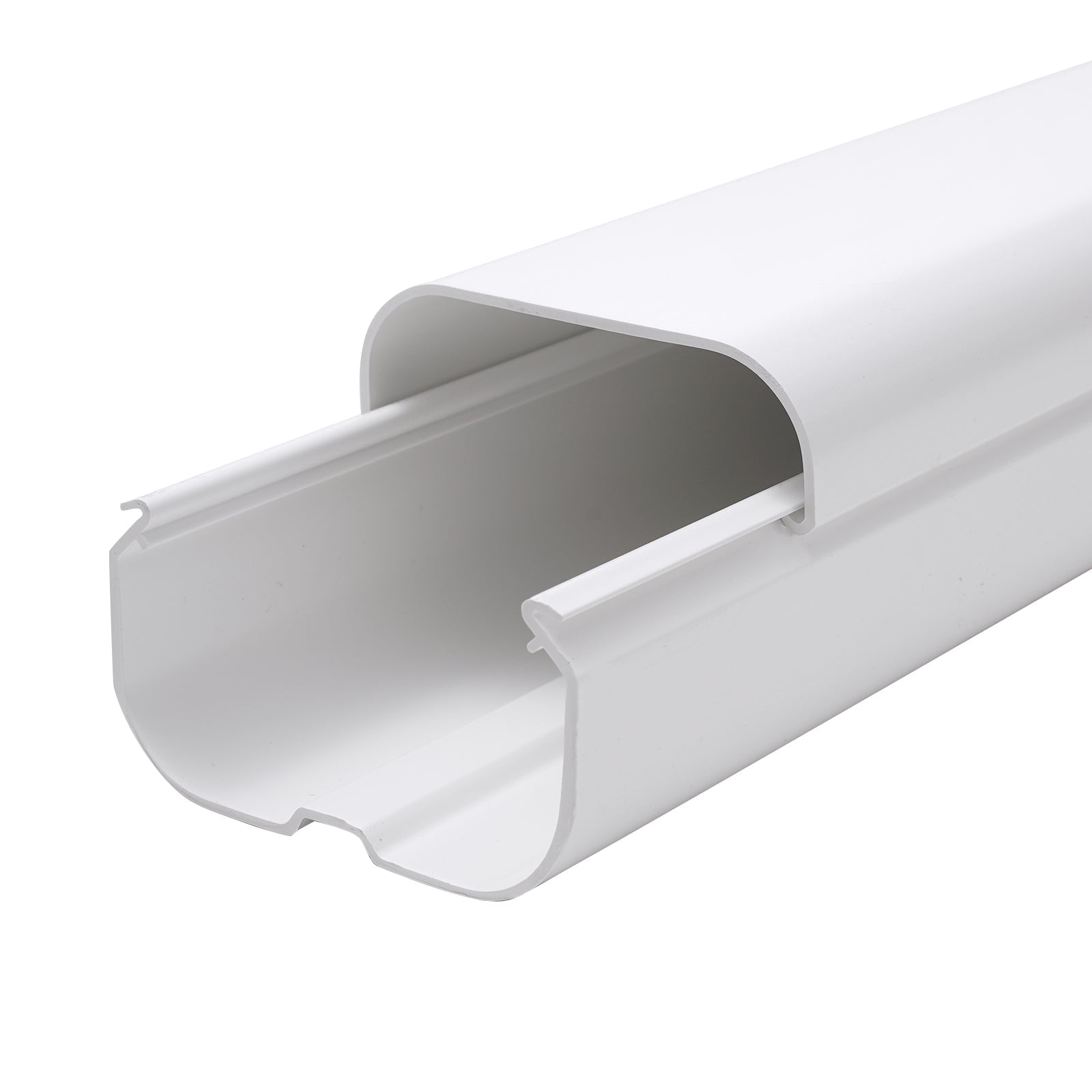 Mini Split Line Set Cover 3 Inch W x 15.8 Ft L PVC Decorative Pipe Line Cover by HouseOfZazla