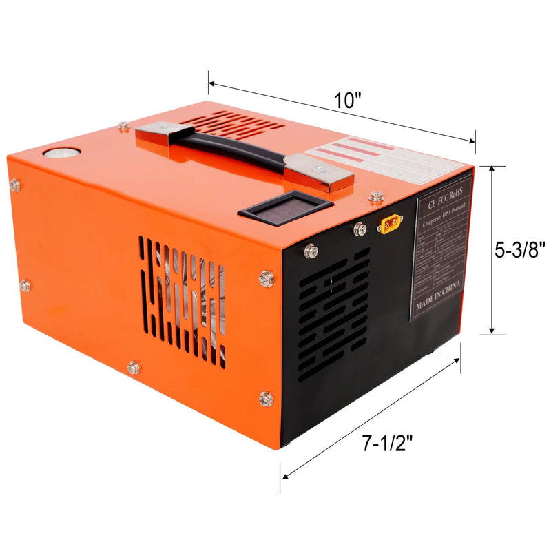 PCP Air Compressor 12V DC, 4500 Psi Portable High Pressure Pump by HouseOfZazla