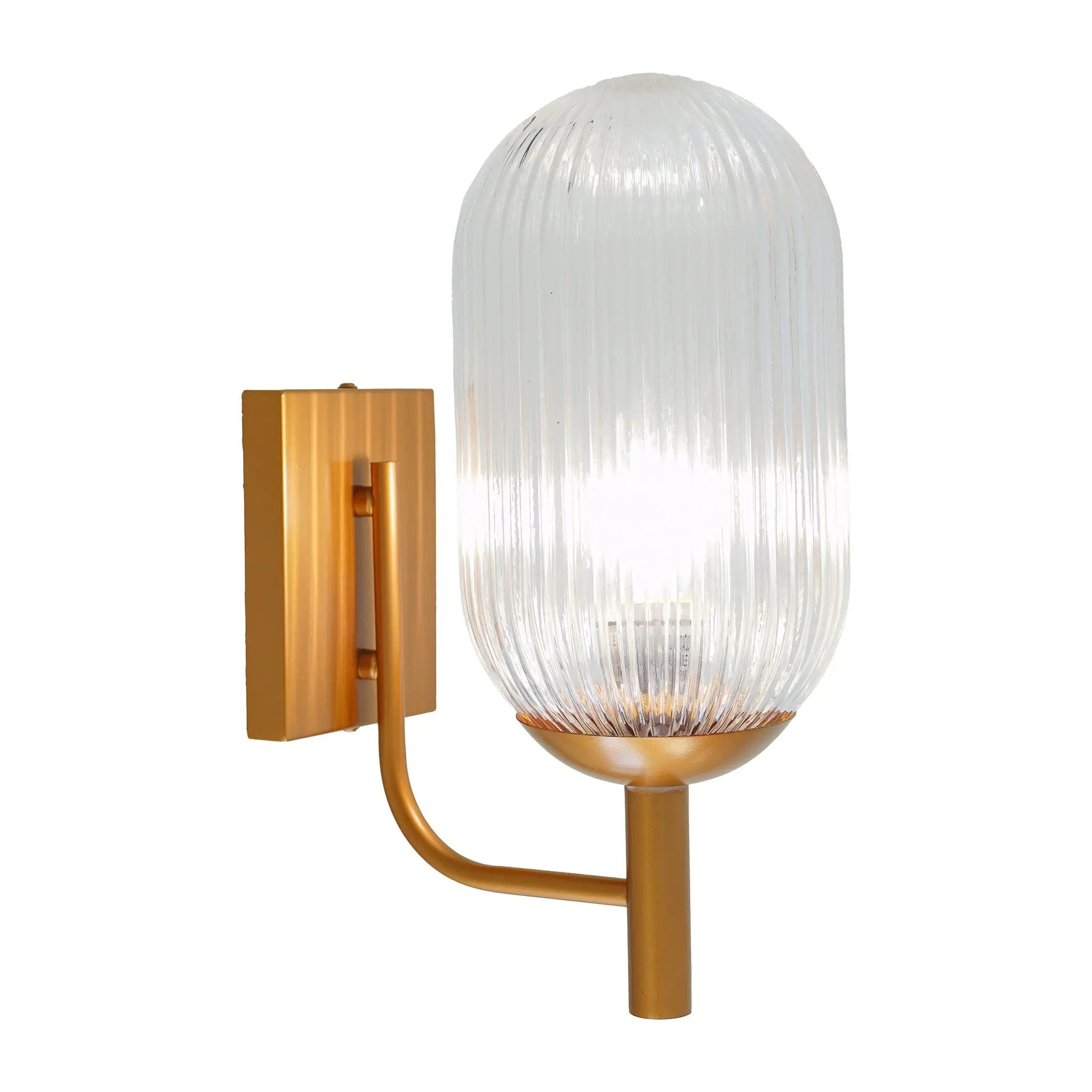 Dewdrop Wall Lamp - Bronze and Clear by HouseOfZazla