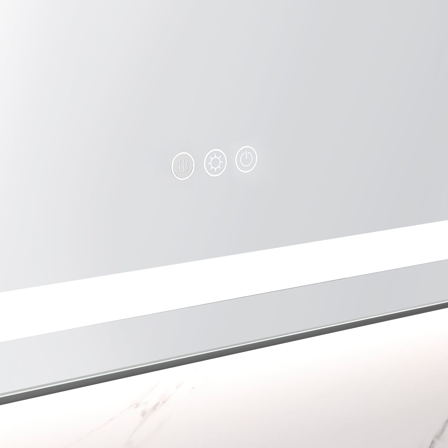 LED Bathroom Mirror with Front and Backlight by HouseOfZazla