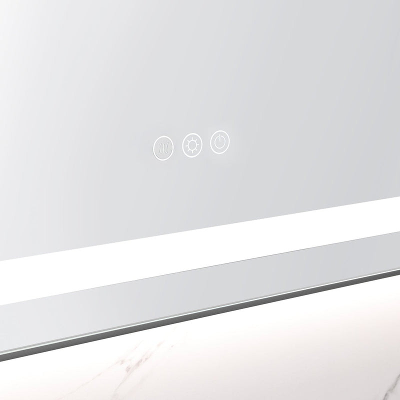 LED Bathroom Mirror with Front and Backlight by HouseOfZazla