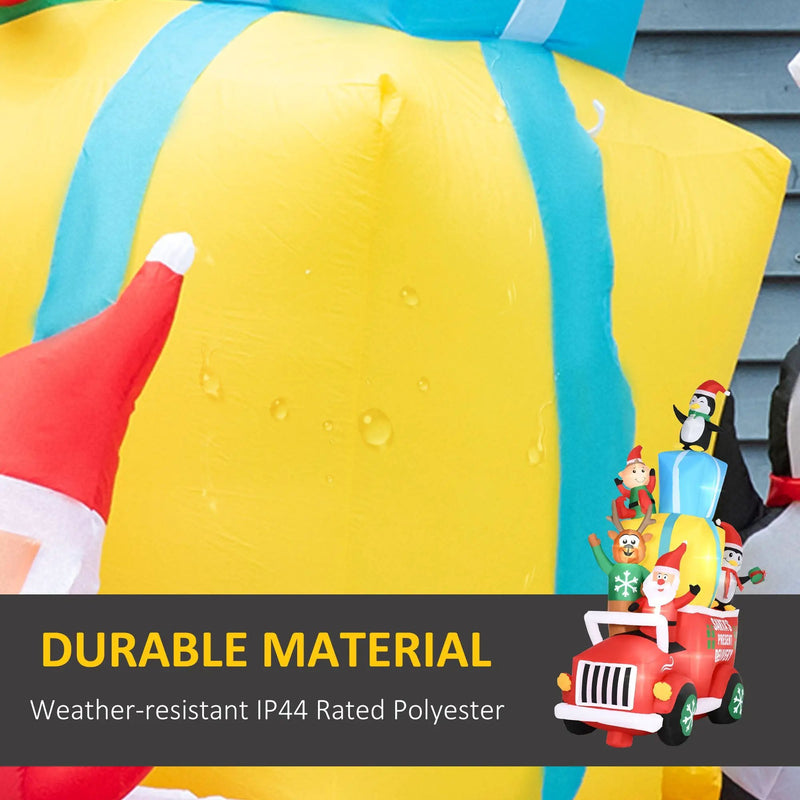 Outsunny 9ft Christmas Inflatables Outdoor Decorations by HouseOfZazla