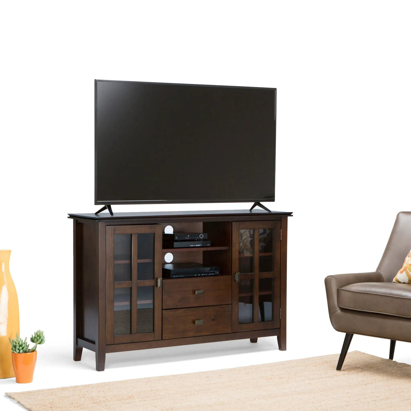 Artisan - Handcrafted, Tall TV Media Stand by Unique Piece Furniture