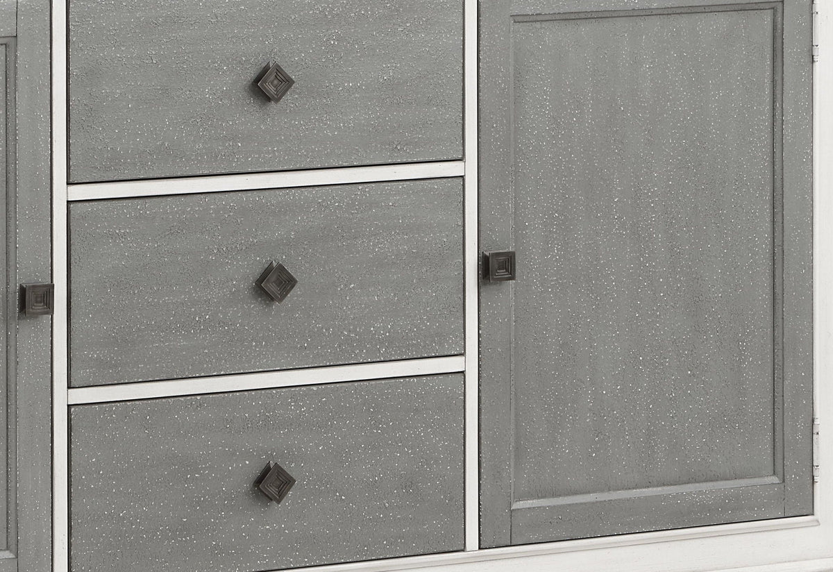Gray Wood Server with Ample Storage - Katia, photo 4 of 4
