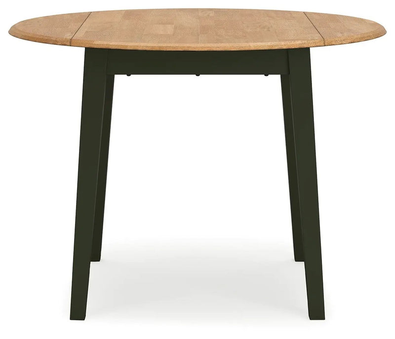 Gesthaven - Round Dining Room Drop Leaf Table by Unique Piece Furniture