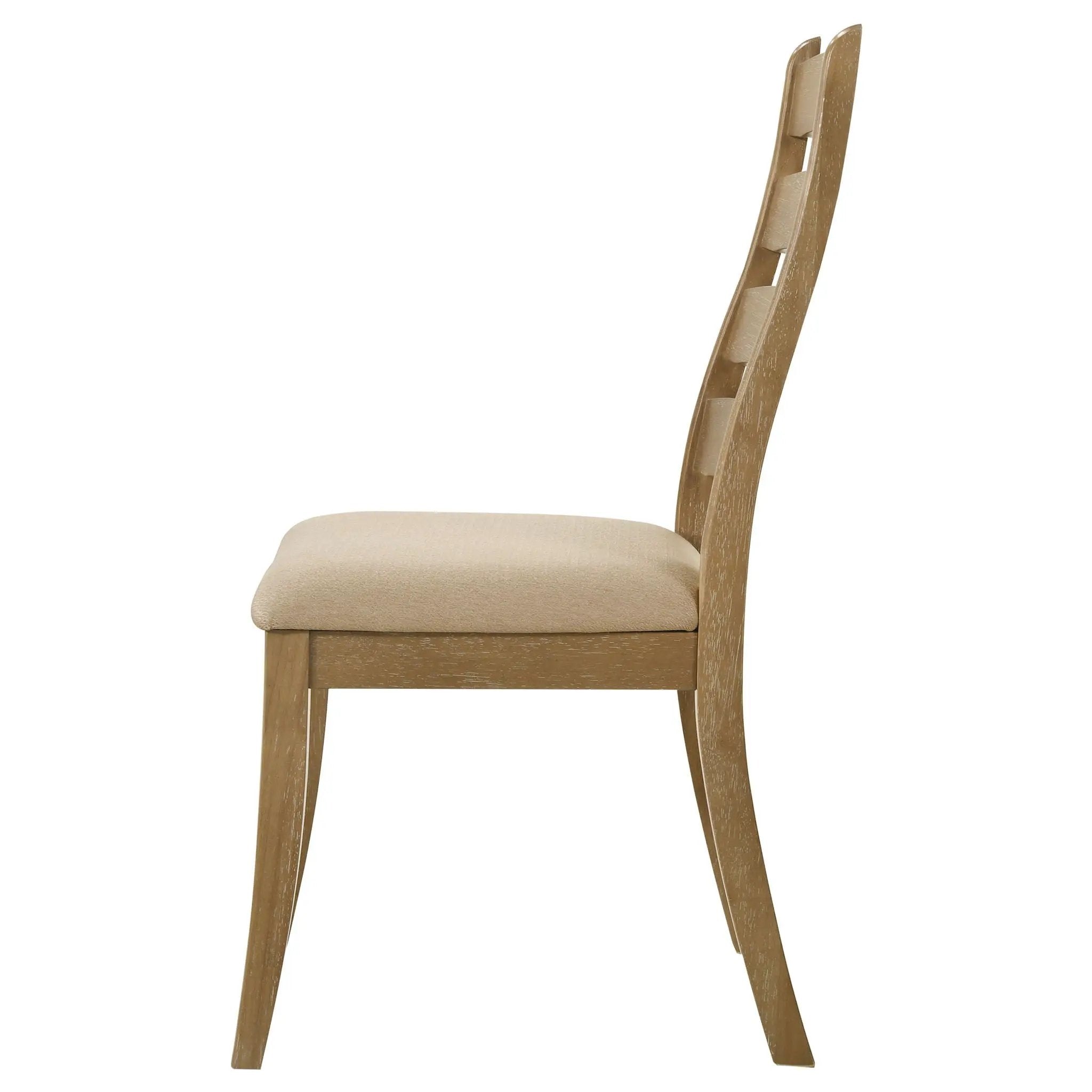 Danvers Wood Dining Side Chair Brown Oak (Set of 2) by Unique Piece Furniture
