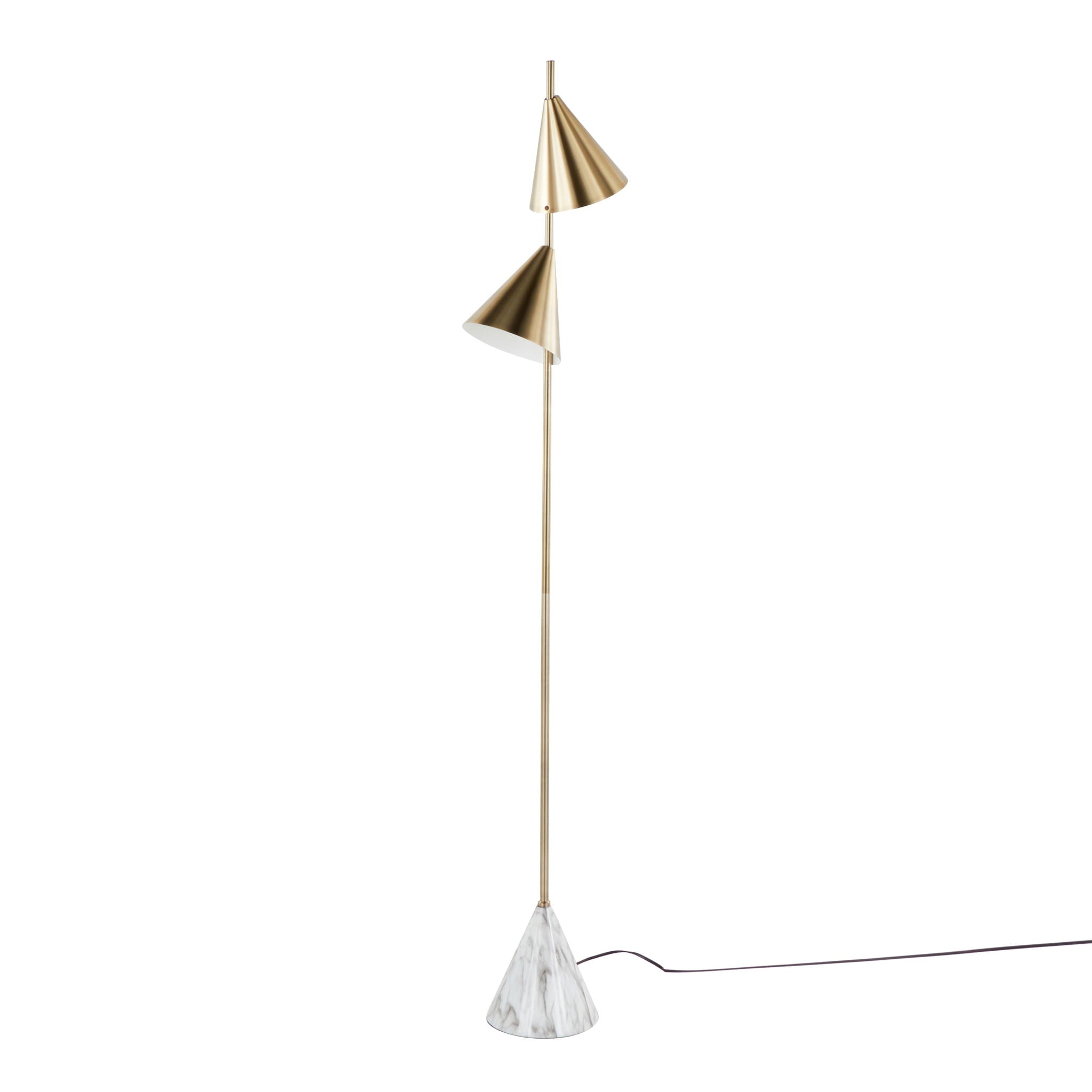 Cone - Contemporary Contemporary Design Floor Lamp by HouseOfZazla