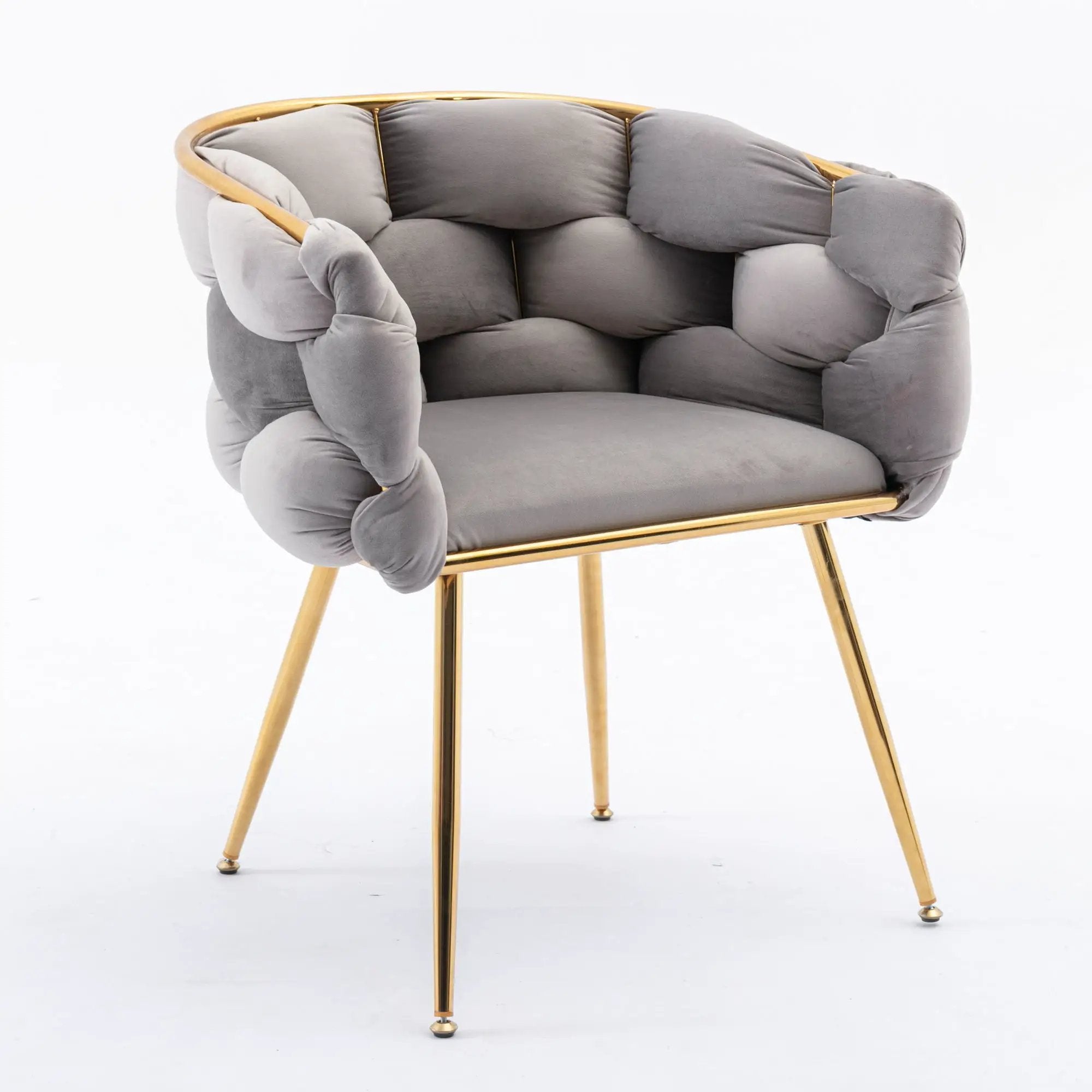 Luxury Modern Simple Leisure Single Sofa Chair Bedroom Lazy Person Household Dresser Stool Manicure Table Back Chair by HouseOfZazla