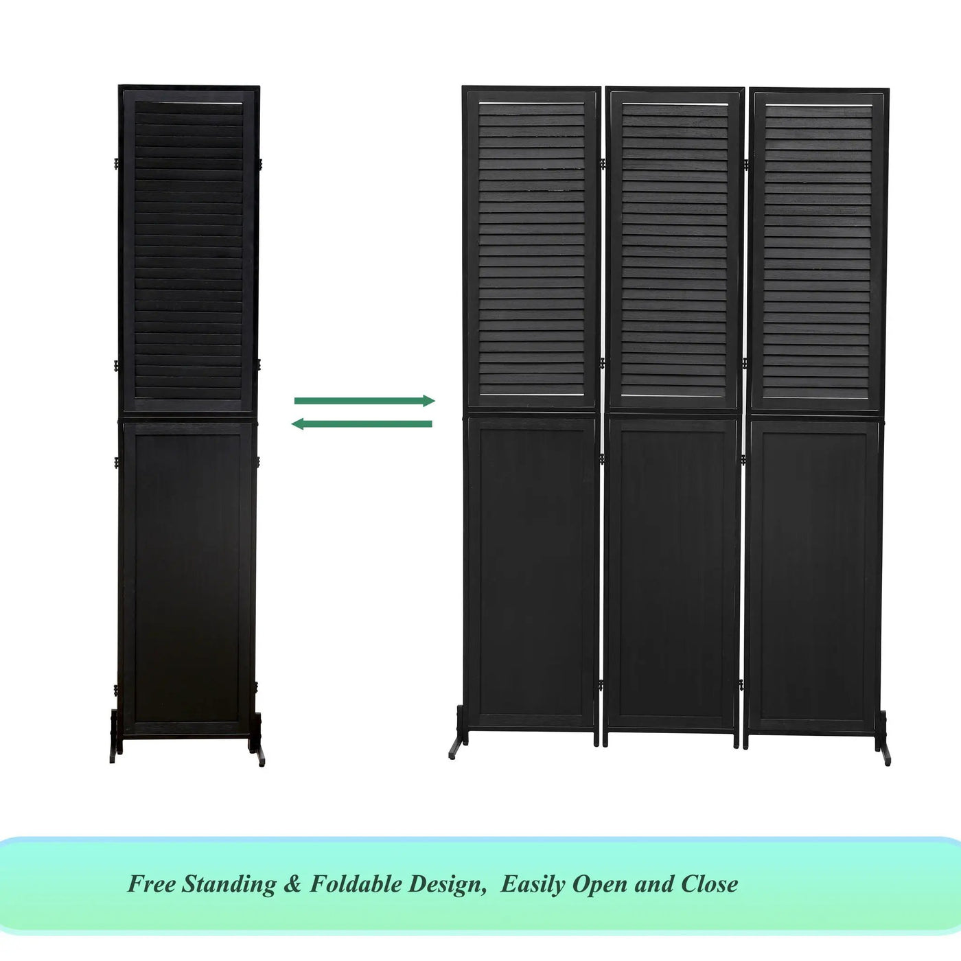 Rustic 3 Panel Room Dividers And Folding Privacy Screen by HouseOfZazla