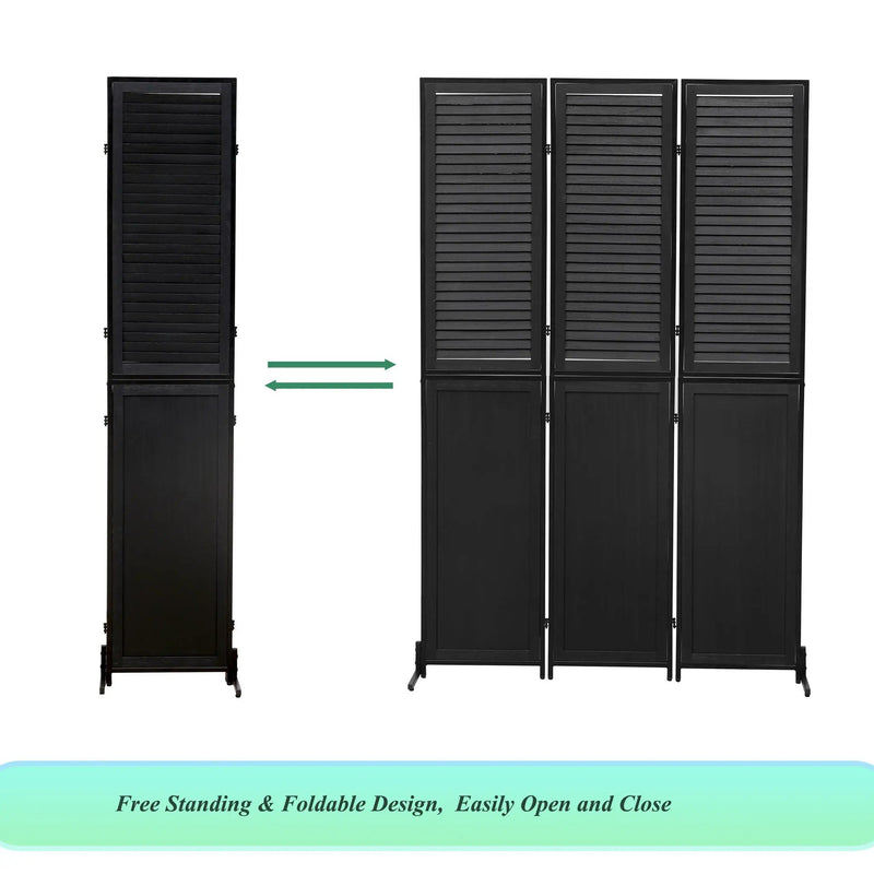 Rustic 3 Panel Room Dividers And Folding Privacy Screen by HouseOfZazla