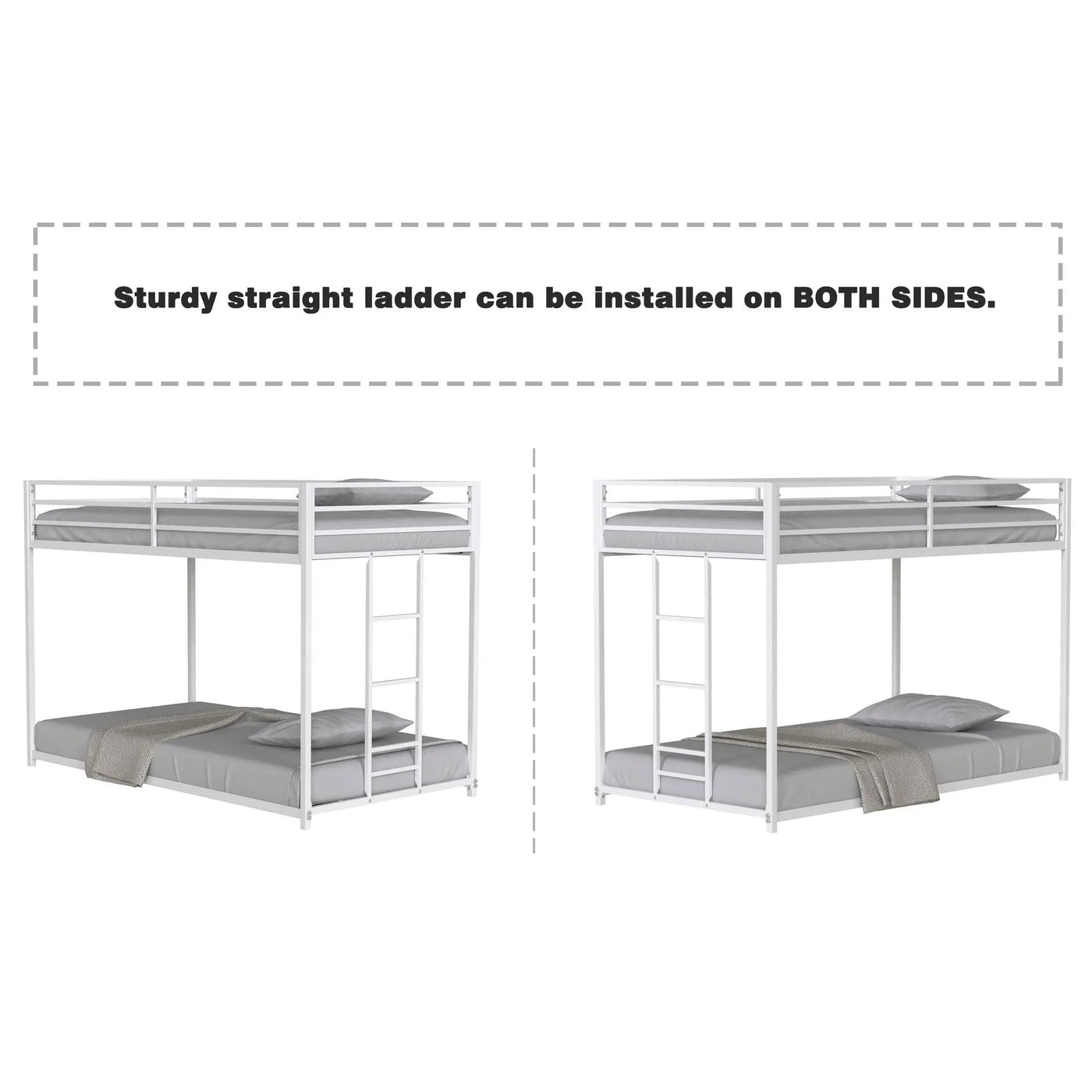 Adam - Metal Bunk Bed by HouseOfZazla
