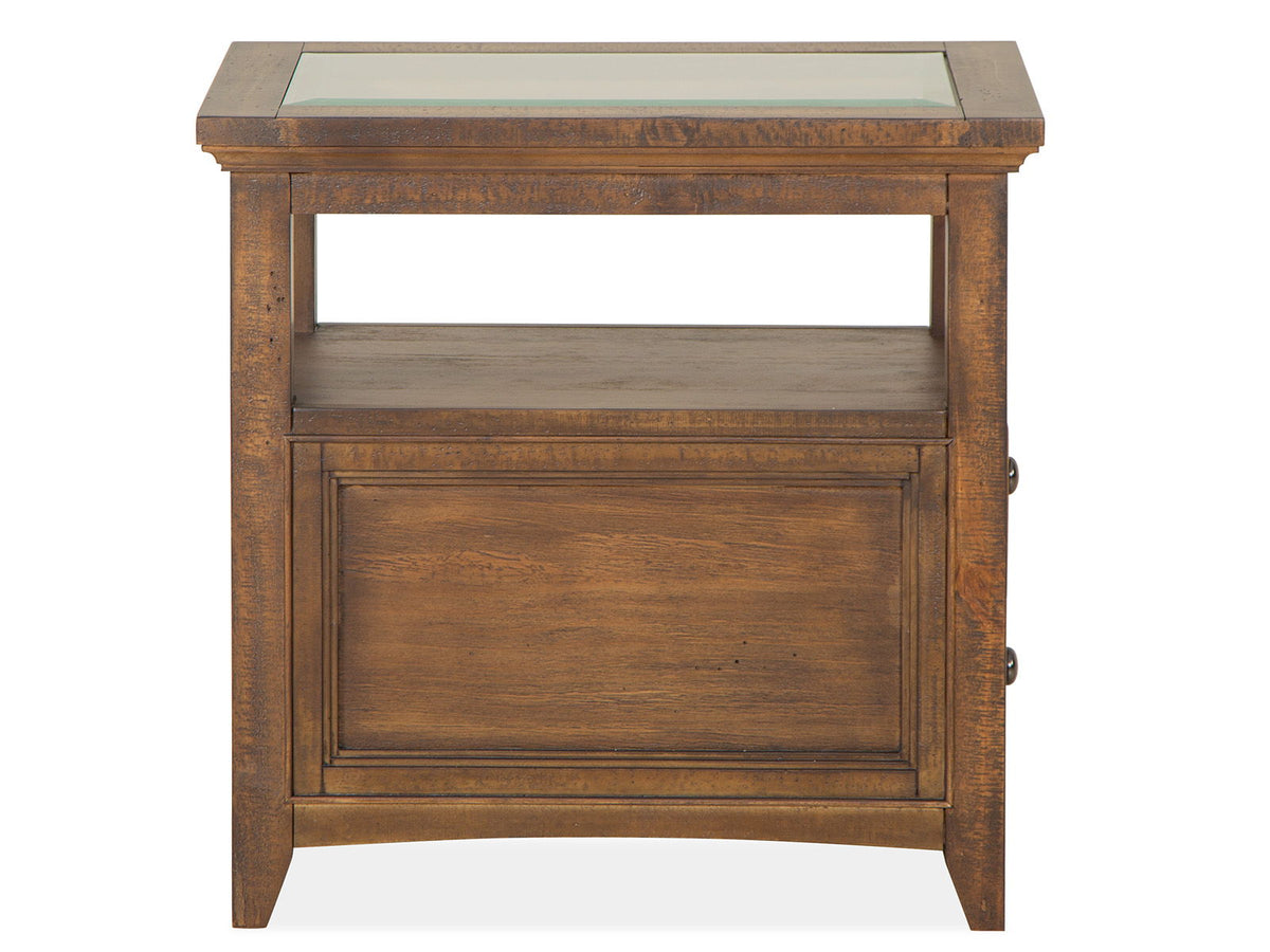 Bay Creek - Chairside End Table - Toasted Nutmeg, photo 5 of 7
