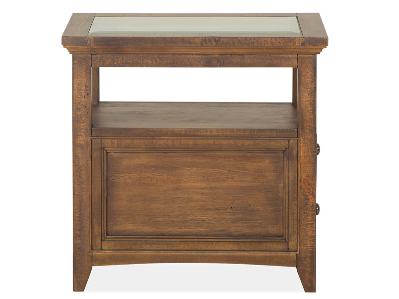 Bay Creek - Chairside End Table - Toasted Nutmeg, photo 5 of 7