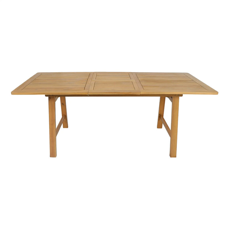 Extendable Acacia Wood Outdoor Dining Table by HouseOfZazla