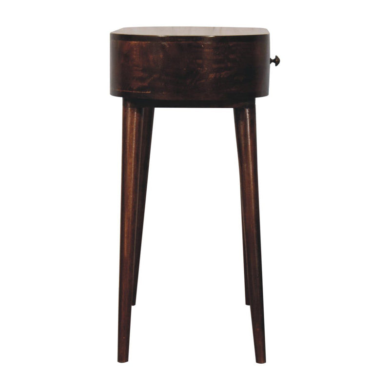 Rounded Wood Table by HouseOfZazla