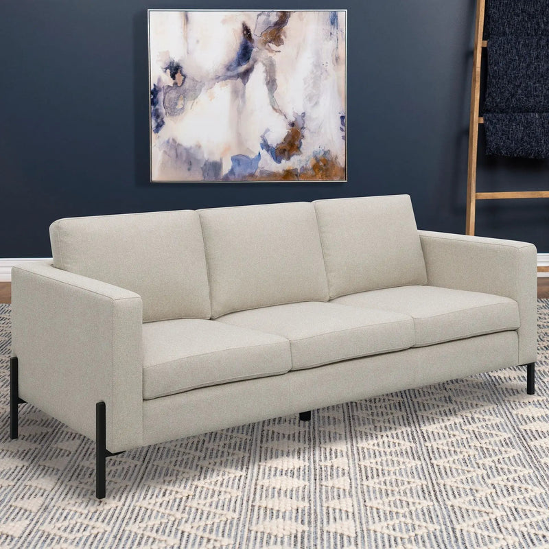 Tilly - Track Arm Sofa - Oatmeal by HouseOfZazla