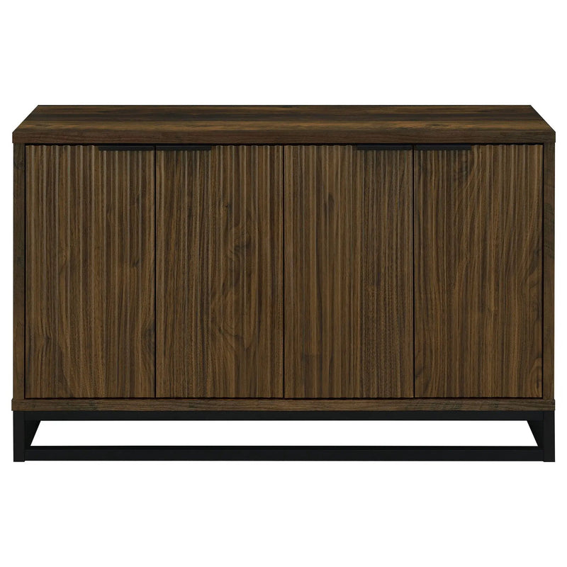 Ryatt 4-door Engineered Wood Accent Cabinet Dark Pine by Unique Piece Furniture
