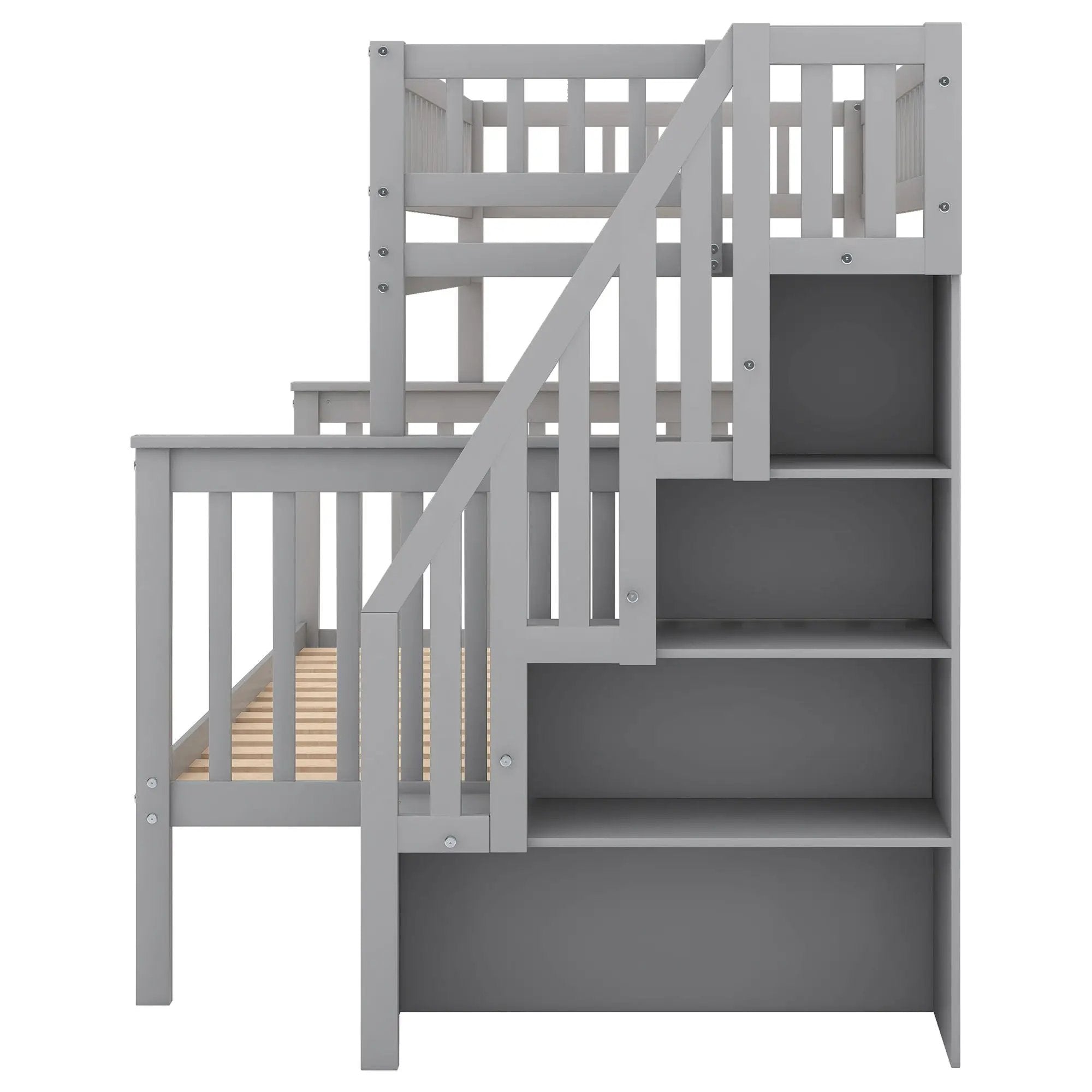 Bunk Bed With Staircase by HouseOfZazla