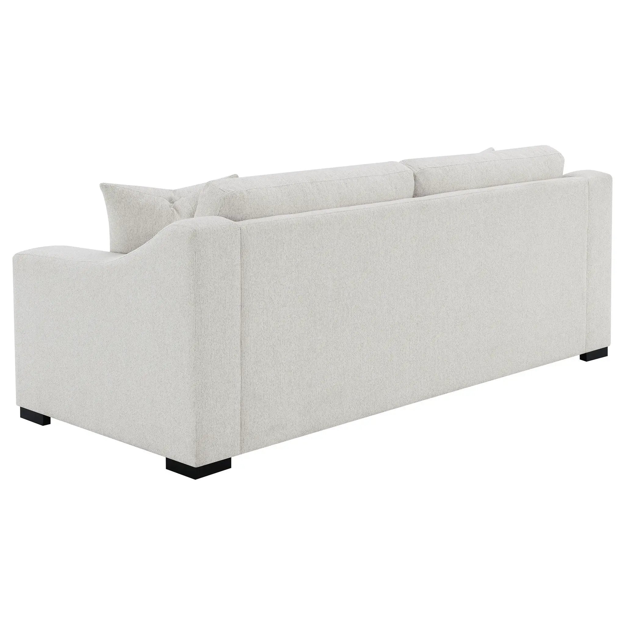 Ashlyn Fabric Upholstered Track Arm Sofa Sand by Unique Piece Furniture
