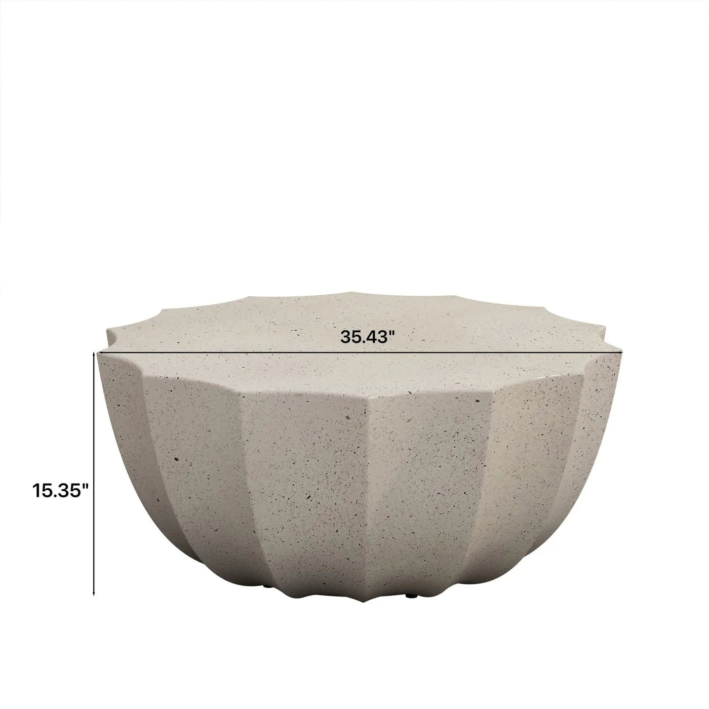 Modern Round Coffee Table For Indoor / Outdoor by HouseOfZazla