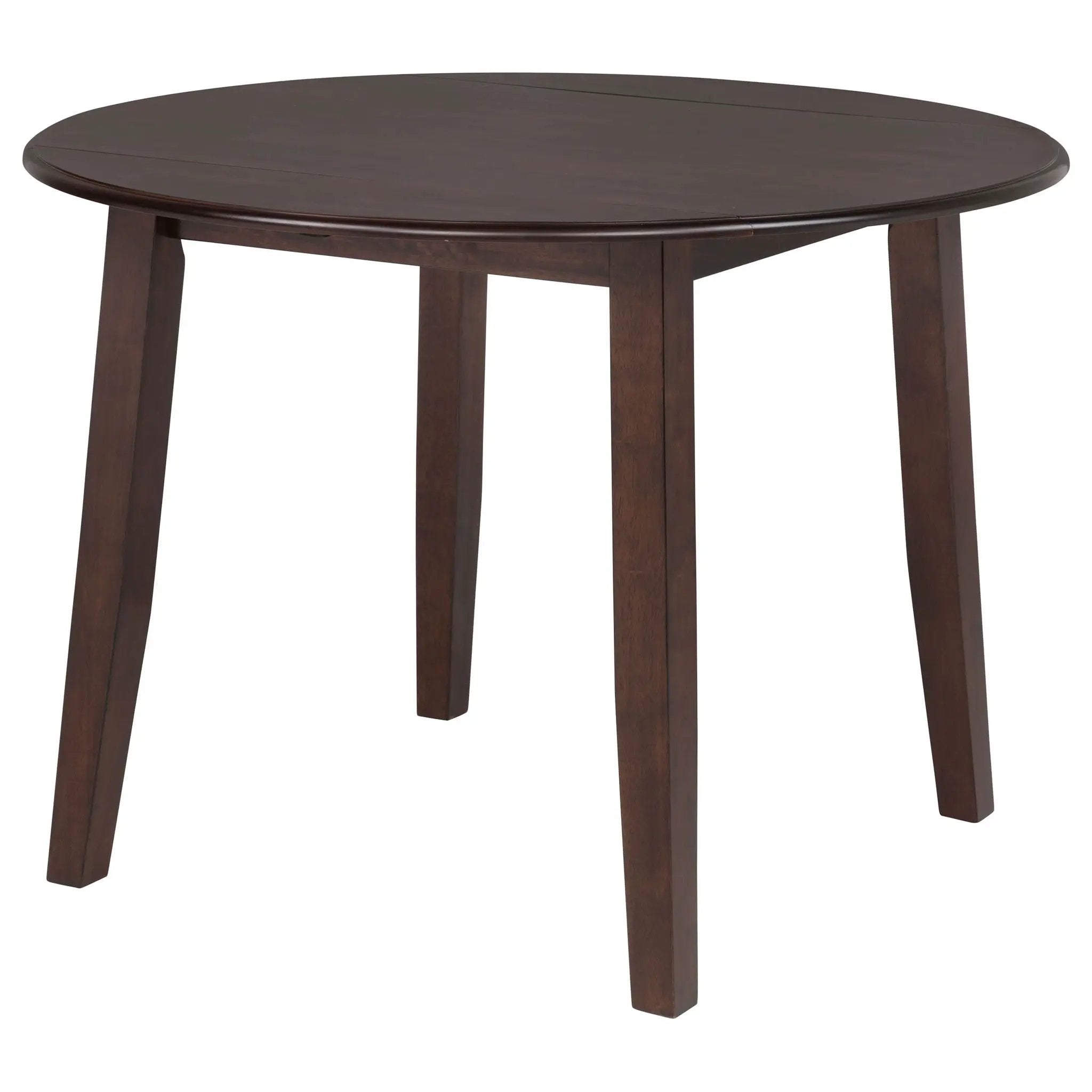 Barton 5-piece Round Wood Dining Table Set Dark Brown by Unique Piece Furniture
