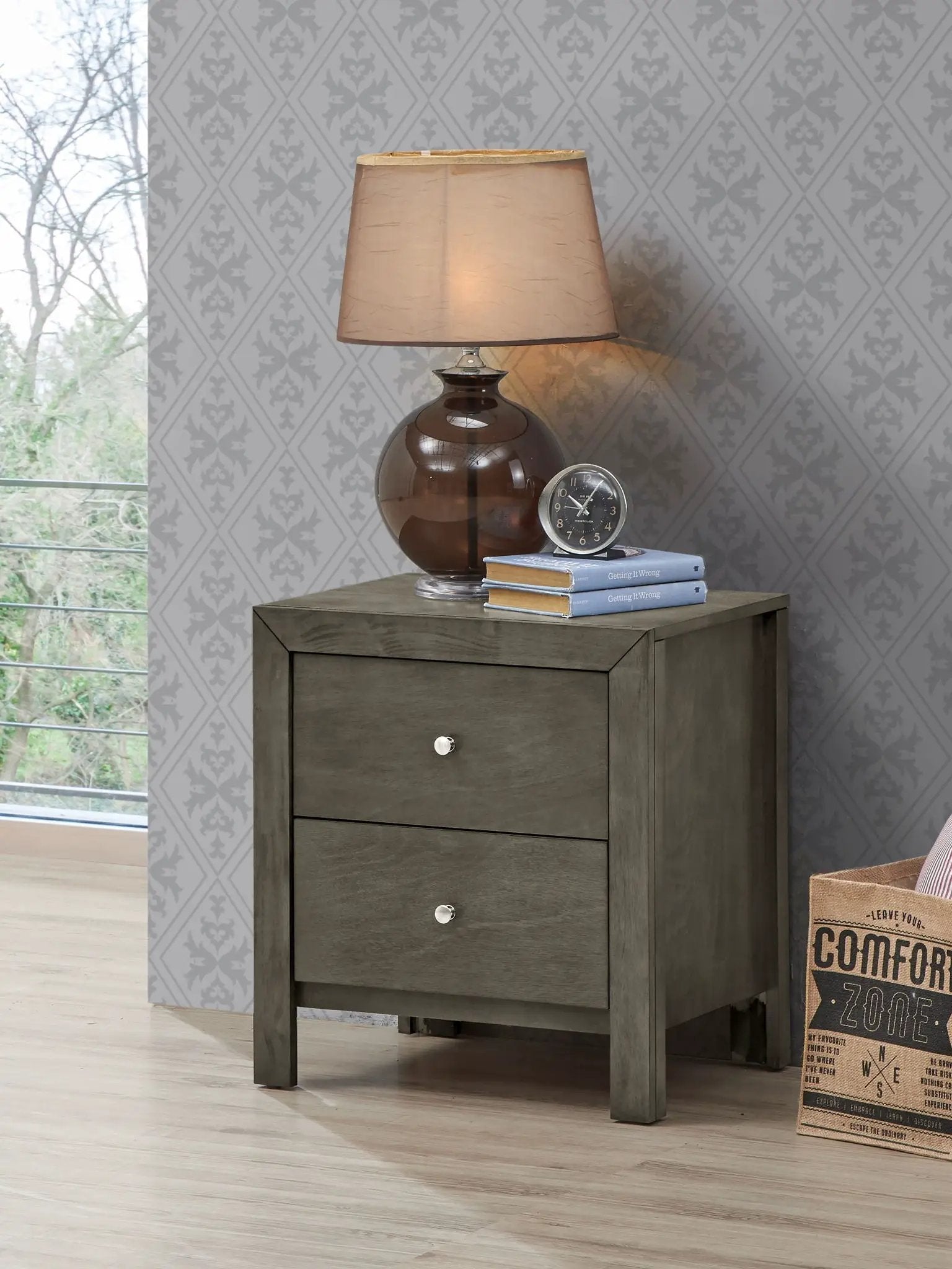 Charming Nightstand With Drawers by Unique Piece Furniture
