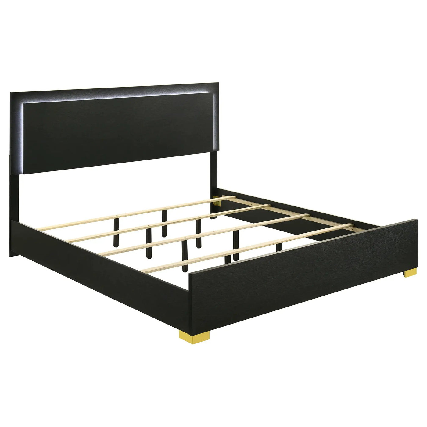 Jeremiah - Bedroom Set With LED Headboard by HouseOfZazla