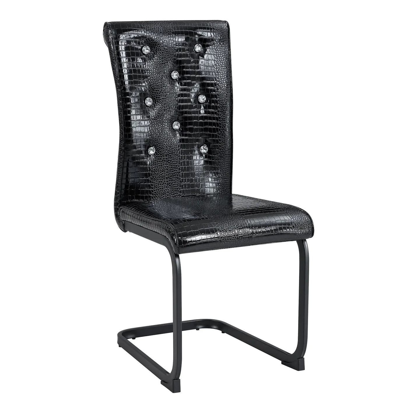 Alligator Skin Upholstered Dining Chairs by HouseOfZazla