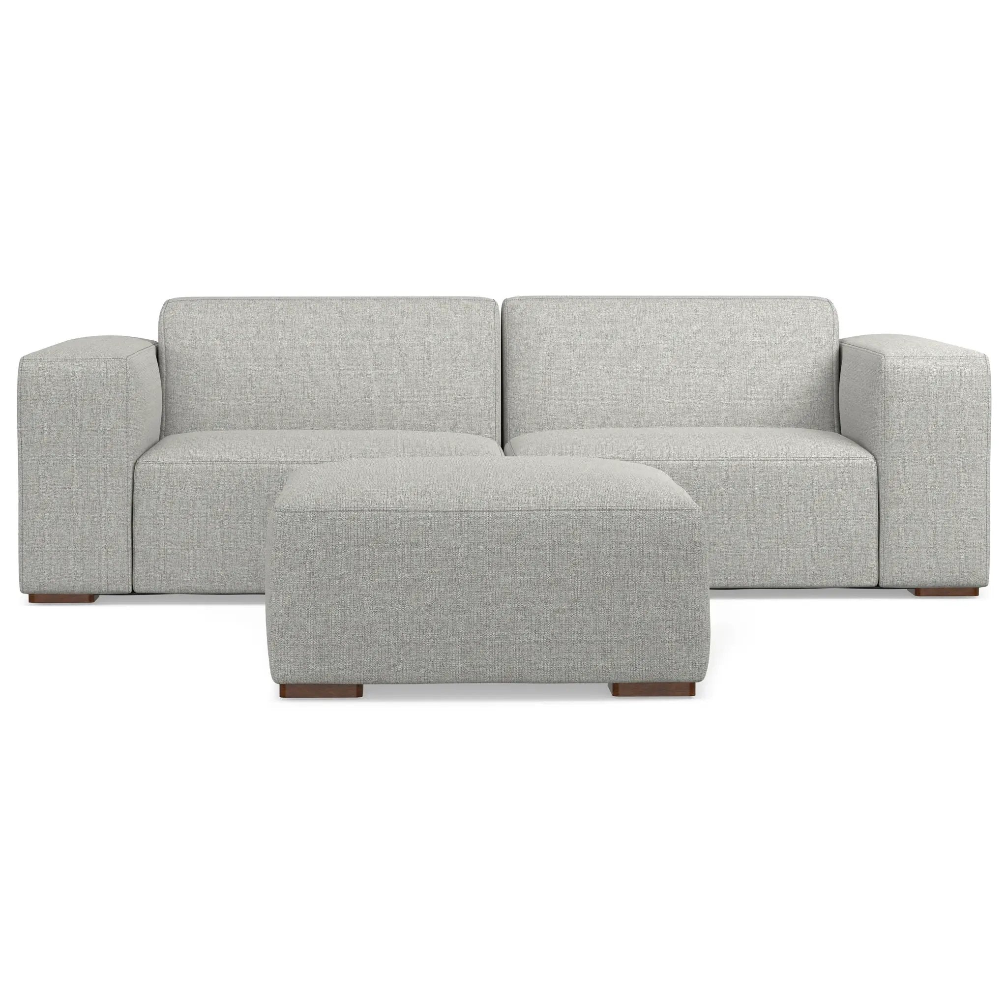 Rex - Handcrafted Sectional Sofa And Ottoman by Unique Piece Furniture