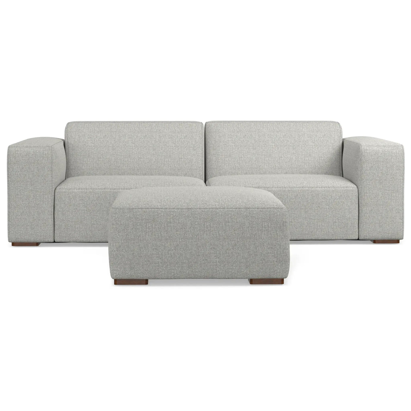 Rex - Handcrafted Sectional Sofa And Ottoman by HouseOfZazla