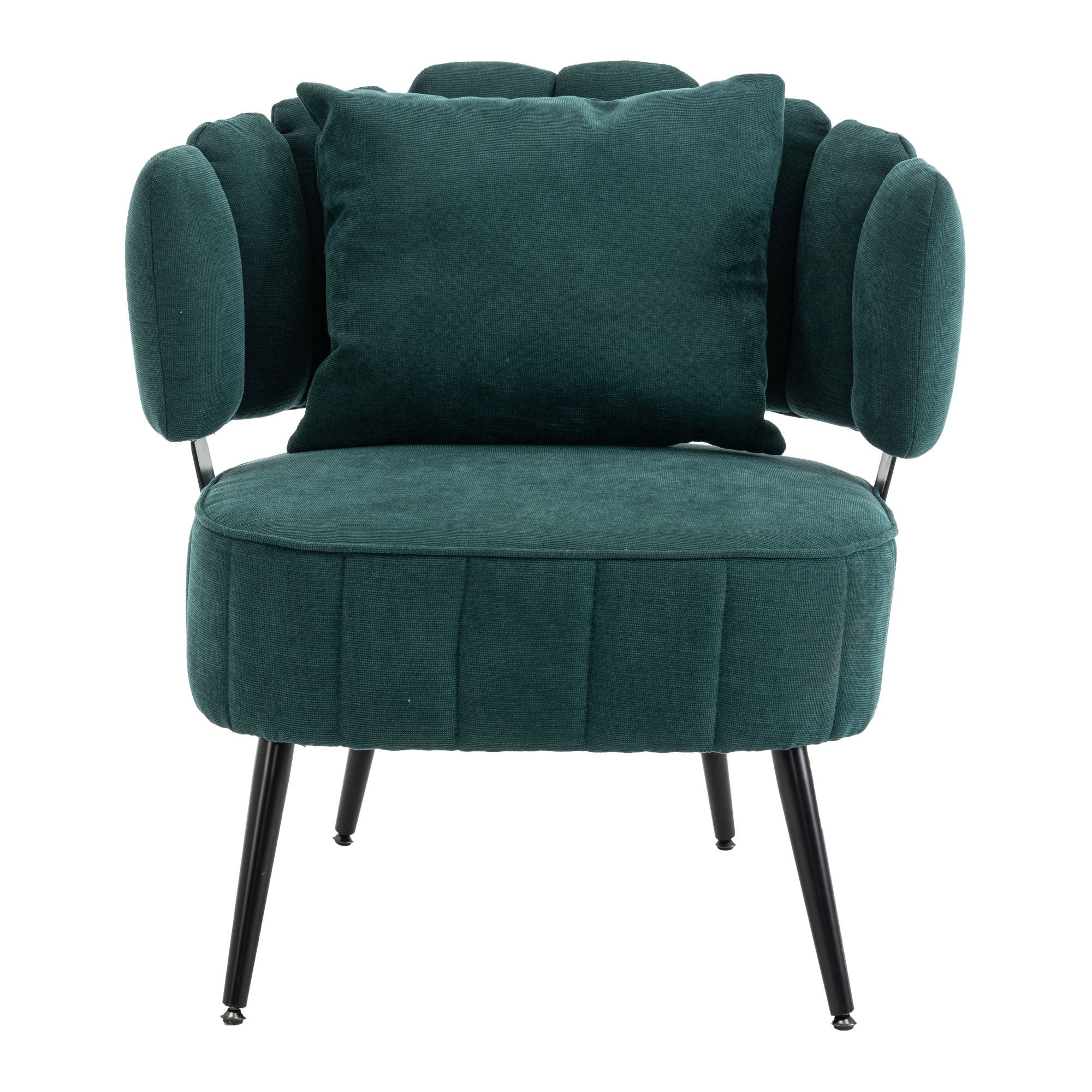 Decorative Chenille Armchair with Spring Seat Cushion by HouseOfZazla