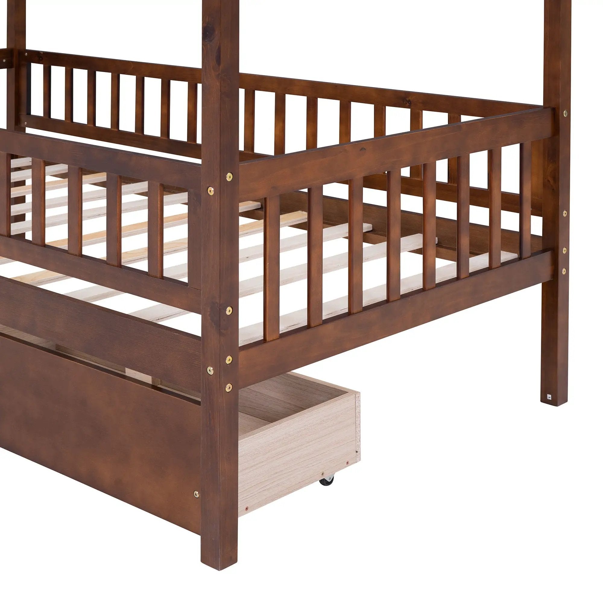 House Bed With 2 Drawers by Unique Piece Furniture